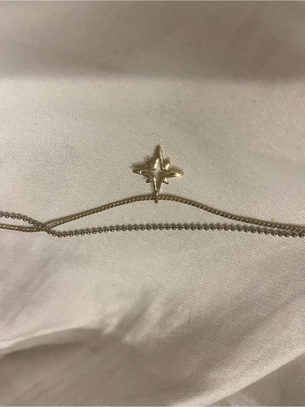 Delicate Silver-tone Layered Starburst Necklace - Women Jewelry - Picture 3 of 3